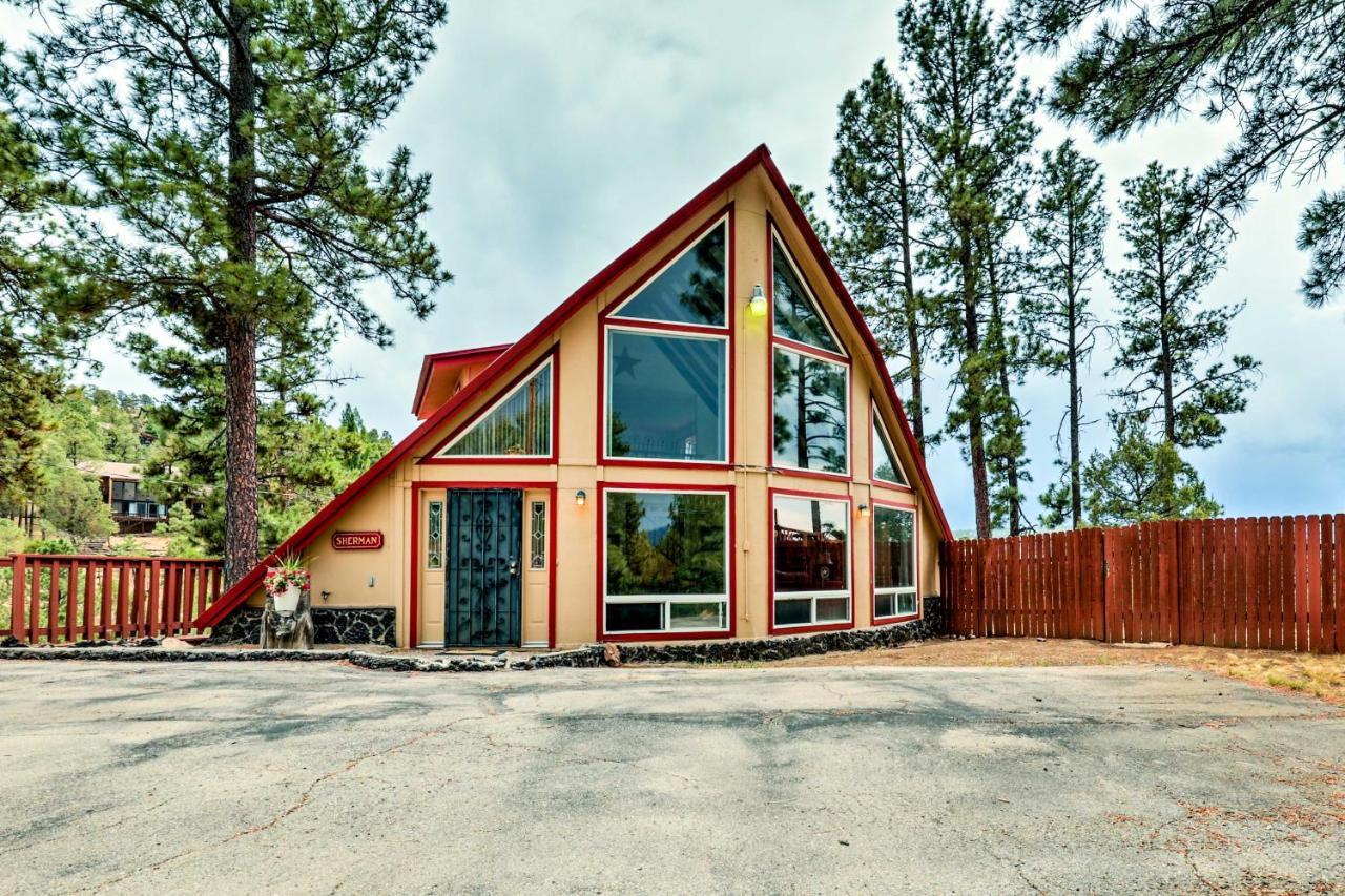 A-Frame Ruidoso Retreat With Deck, Grill And Views! Βίλα Εξωτερικό φωτογραφία